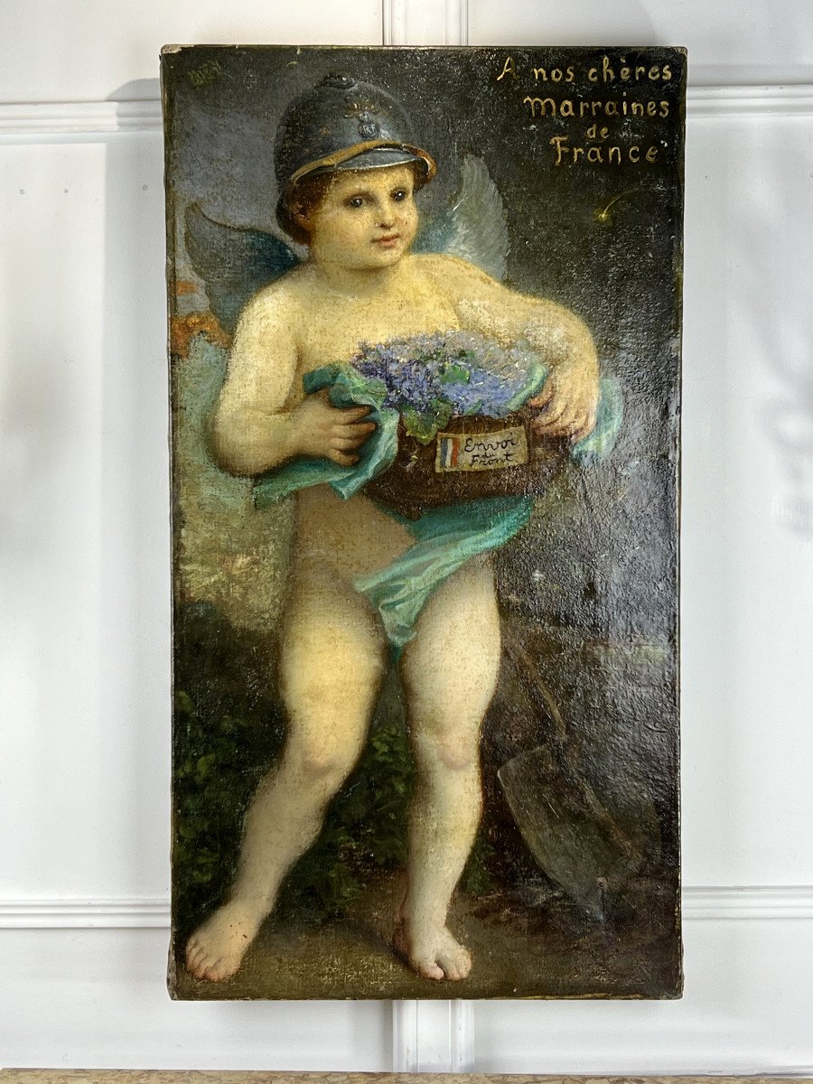Rare Peinture Ancienne Signée De Jean Jules Antoine Lecomte Du Noüy 1916-photo-7