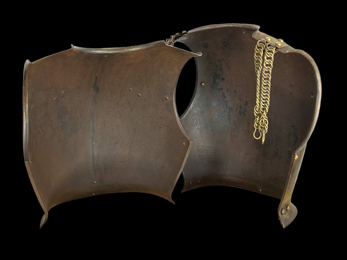 Cuirassier Breastplate In Sheet Iron / Manufure d'Armes De Chatlt 1831-photo-2