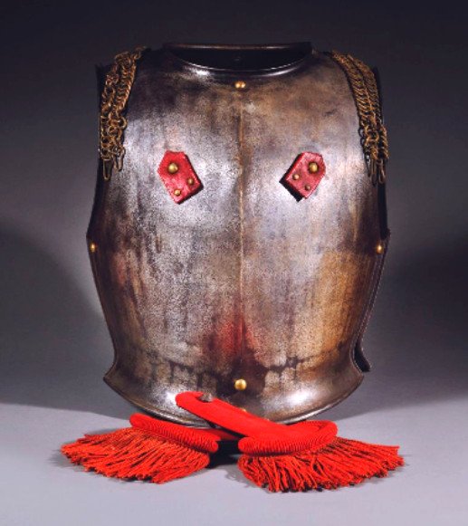 Cuirassier Breastplate In Sheet Iron / Manufure d'Armes De Chatlt 1831