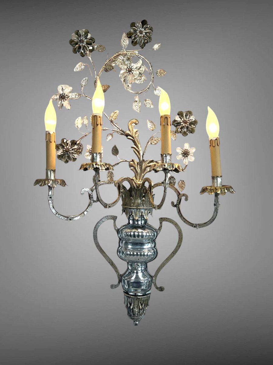 Large Wall Lamp By "banci Firenze Italy Design Regenge" From The 60s-photo-4