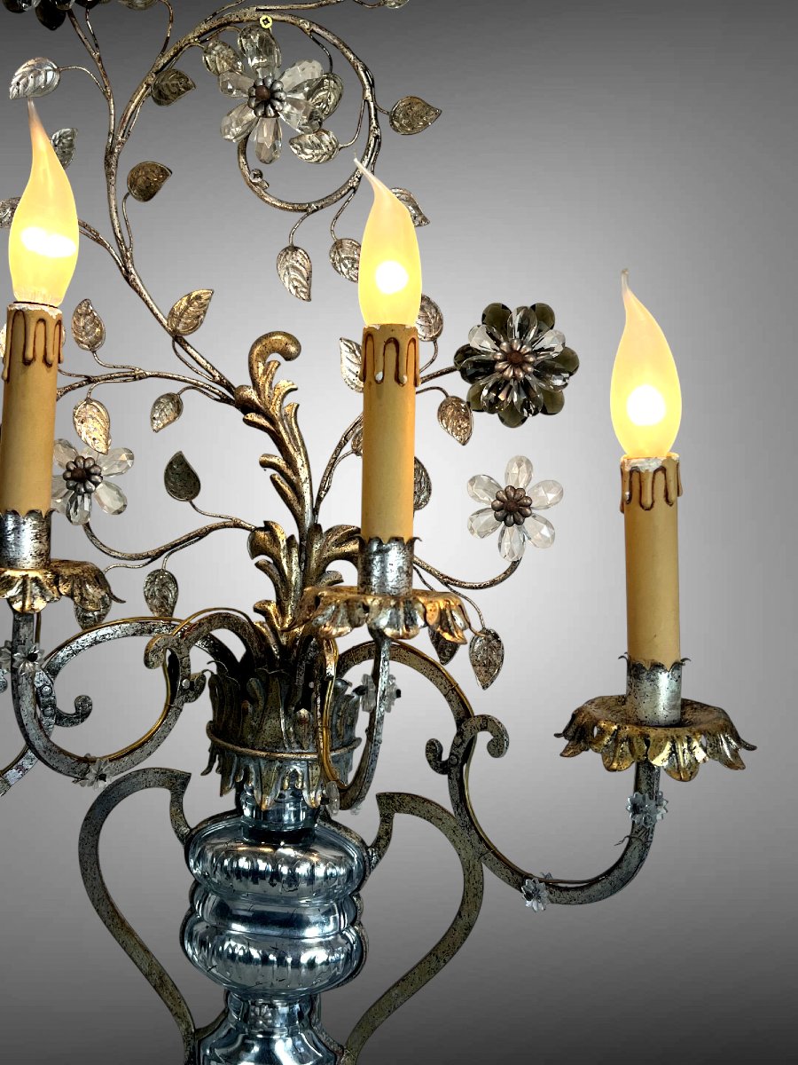 Large Wall Lamp By "banci Firenze Italy Design Regenge" From The 60s-photo-2