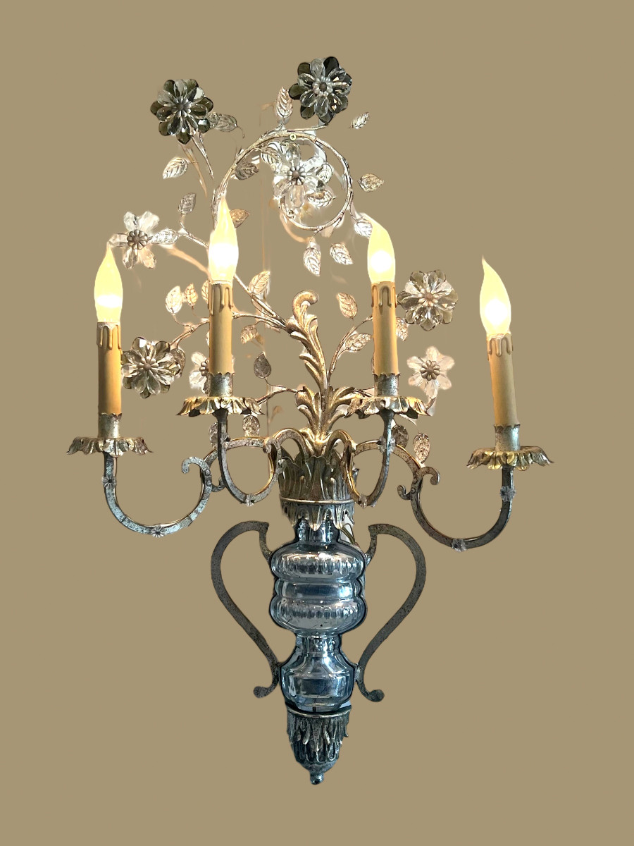 Large Wall Lamp By "banci Firenze Italy Design Regenge" From The 60s