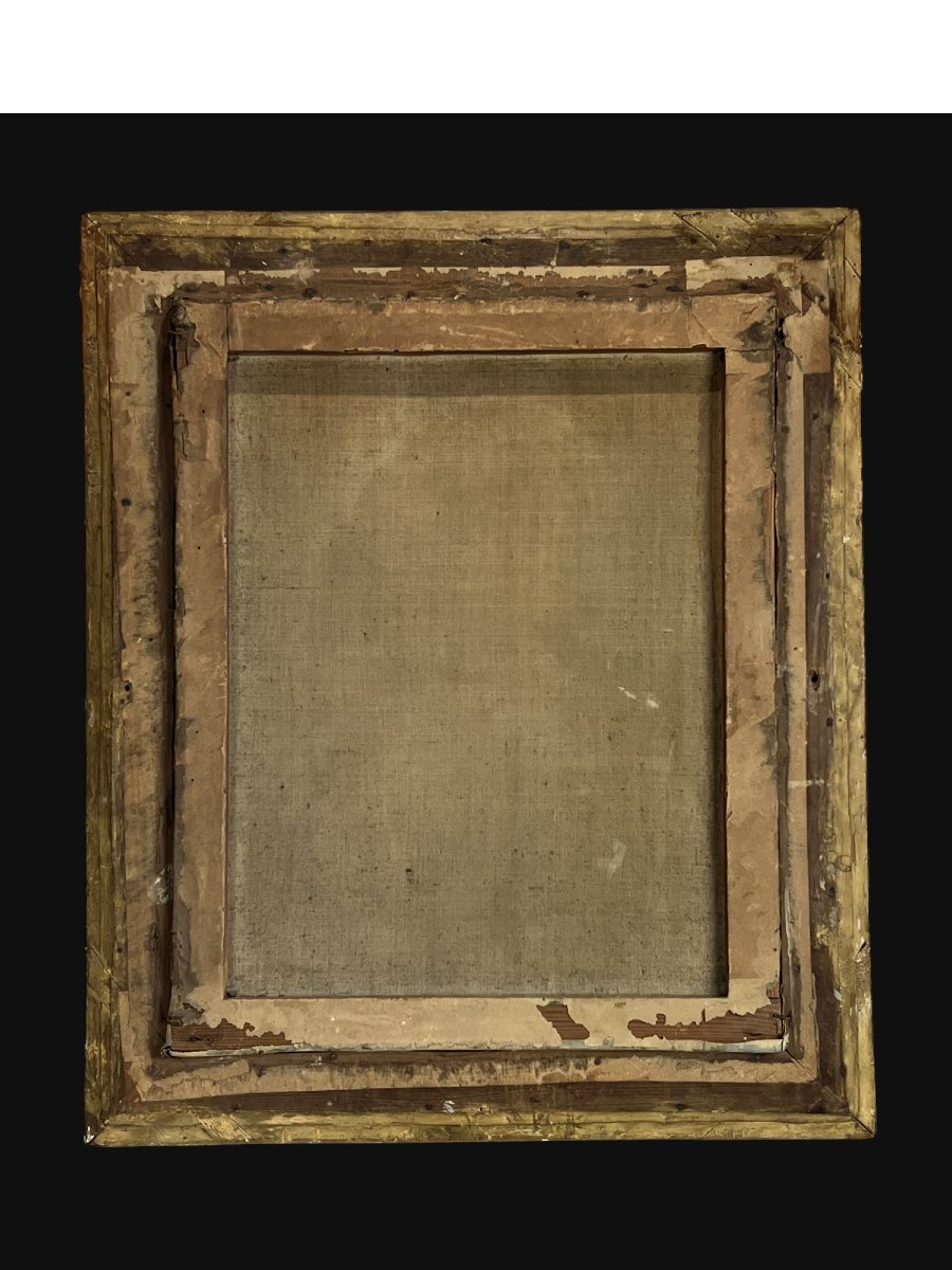 PASTEL FIN XVIIIe SOUS VERRE / ÉCOLE FRANÇAISE /PORTRAIT DE FEMME BIEN ENCADRÉ-photo-5