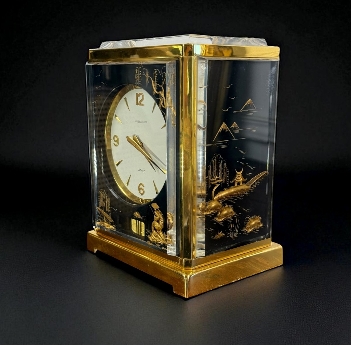 Jeager-lecoultre (switzerland) Atmos Clock Marina Model "chinese" From 1965-photo-1
