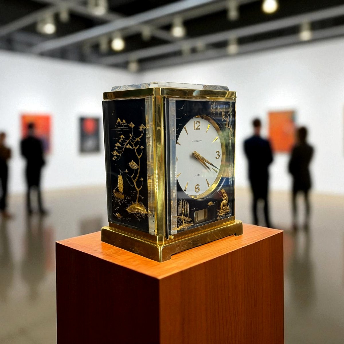Jeager-lecoultre (switzerland) Atmos Clock Marina Model "chinese" From 1965-photo-3