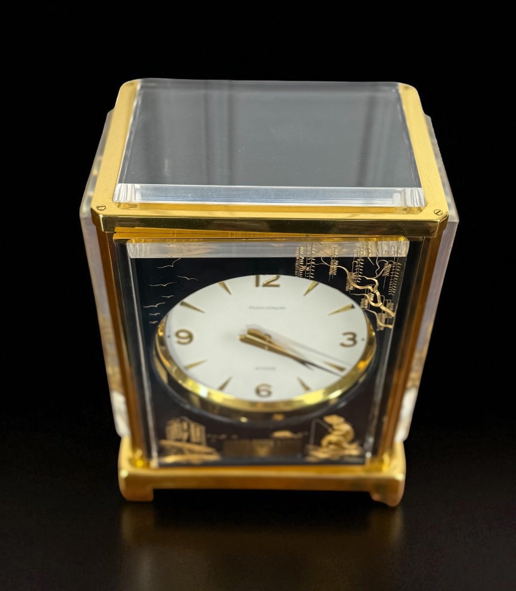 Jeager-lecoultre (switzerland) Atmos Clock Marina Model "chinese" From 1965-photo-4