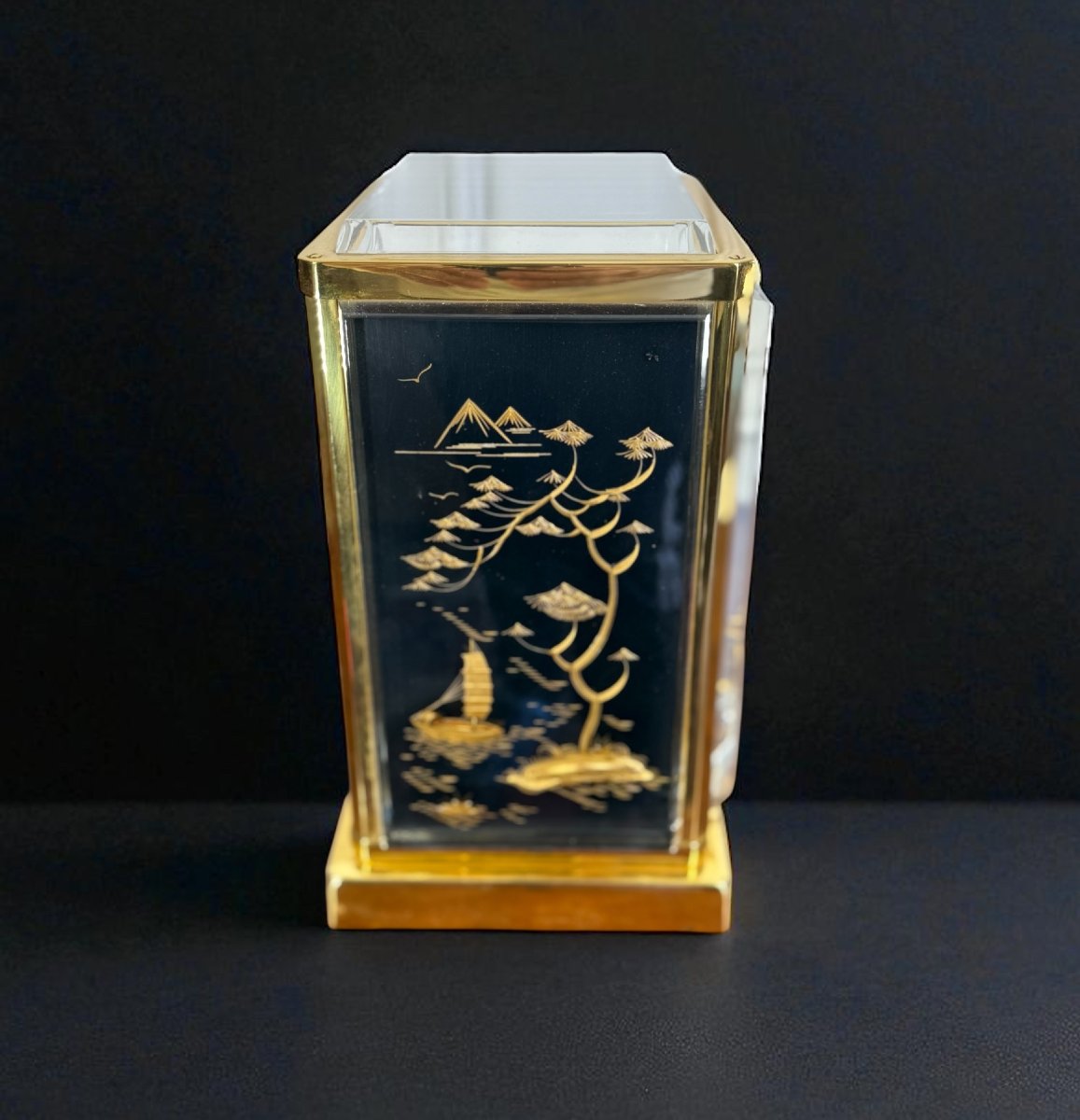 Jeager-lecoultre (switzerland) Atmos Clock Marina Model "chinese" From 1965-photo-5