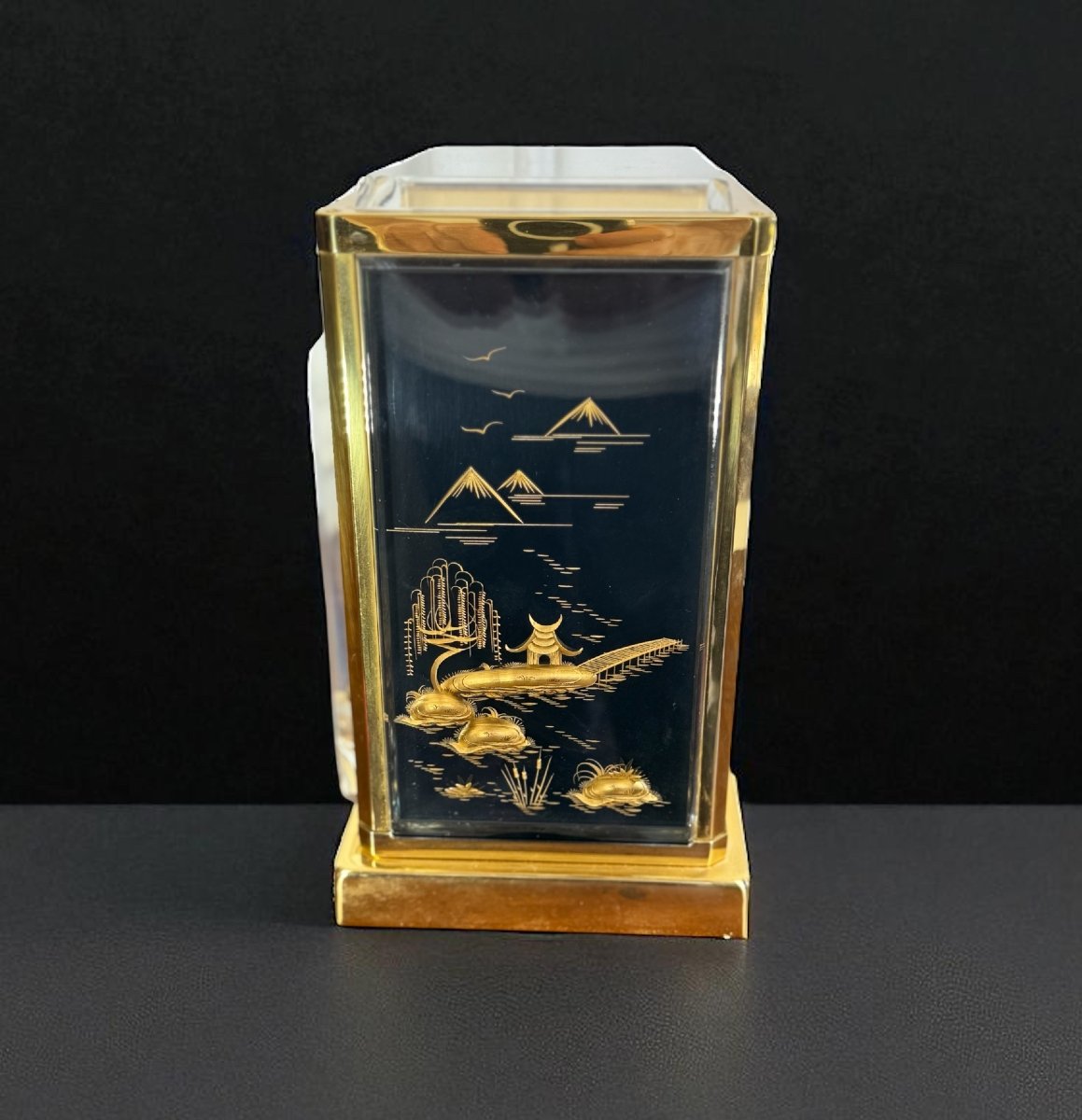 Jeager-lecoultre (switzerland) Atmos Clock Marina Model "chinese" From 1965-photo-6