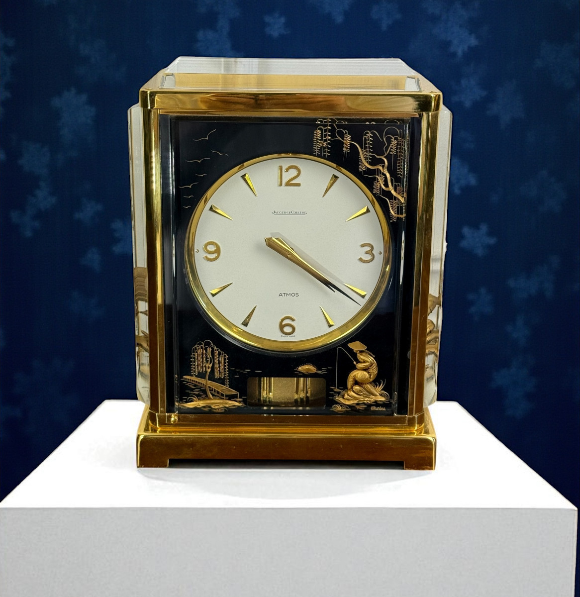 Jeager-lecoultre (switzerland) Atmos Clock Marina Model "chinese" From 1965