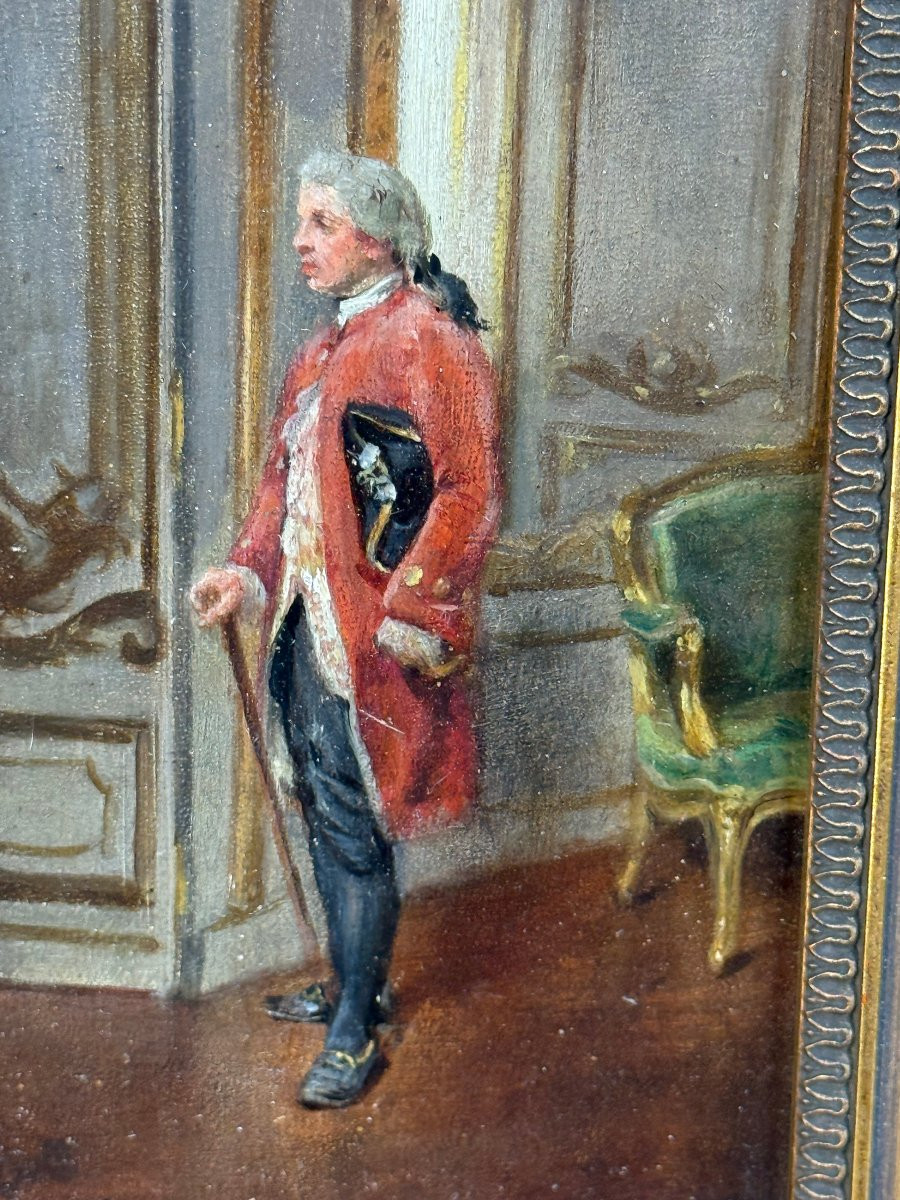 Pair Of 19th Century Paintings / Oils On Panels Signed Maurice Blum (1832-1909)-photo-4