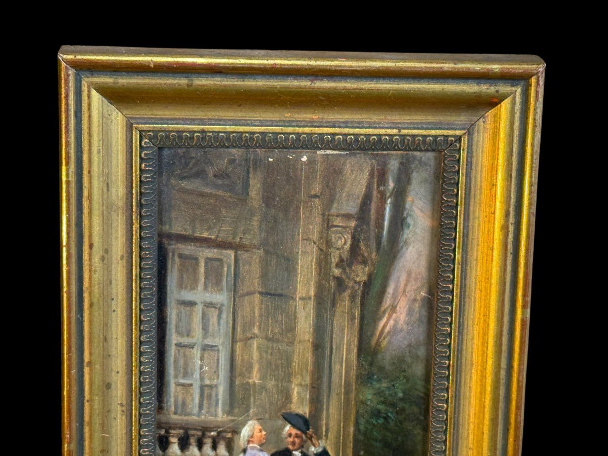 Pair Of 19th Century Paintings / Oils On Panels Signed Maurice Blum (1832-1909)-photo-5