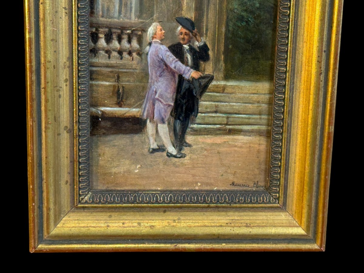 Pair Of 19th Century Paintings / Oils On Panels Signed Maurice Blum (1832-1909)-photo-6