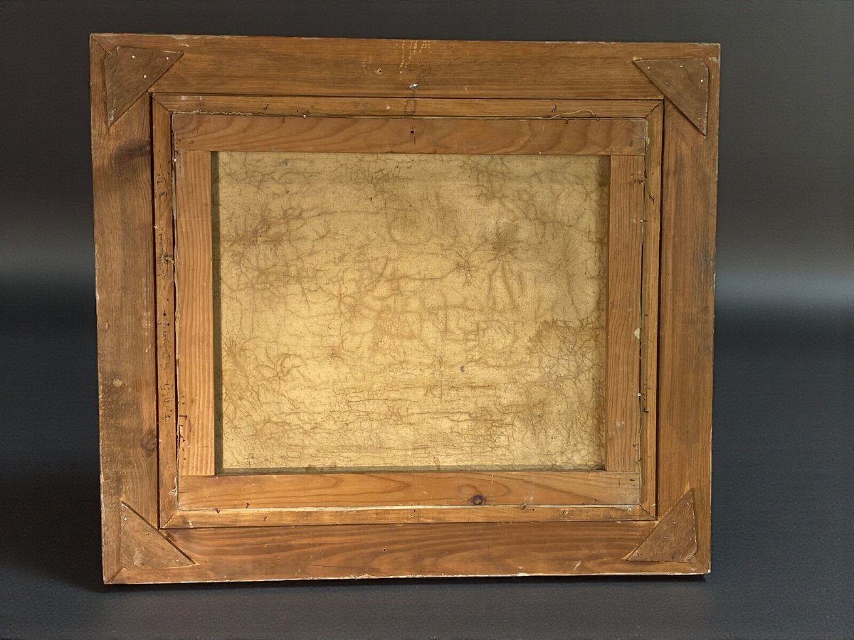 HENRY MALFROY 1895-1944 /HUILE SUR TOILE SIGNÉE "LE PORT DE MARTIGUES " ENCADRÉE-photo-6