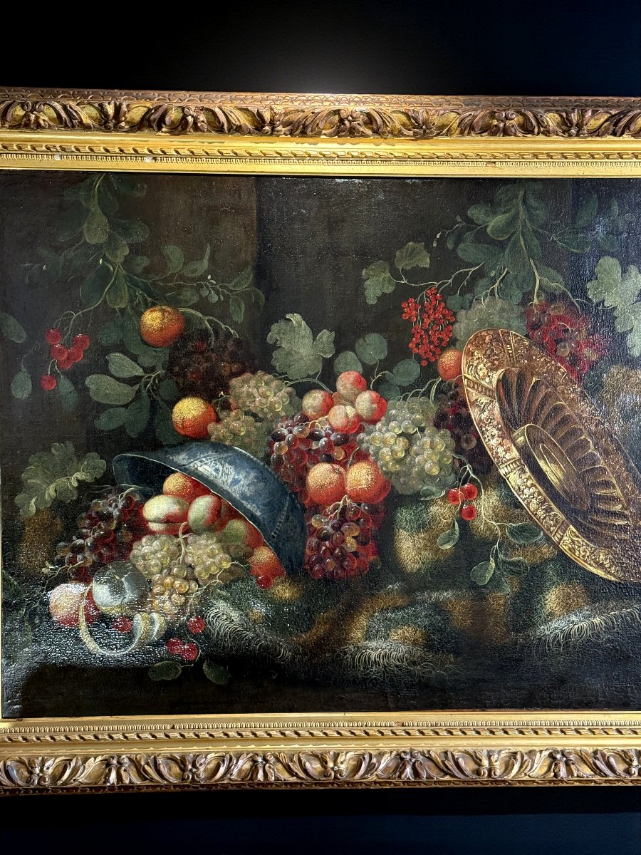 Painting/italian School Circa 1700 Follower Of Antonio Gianlisi "oil On Canvas"-photo-4