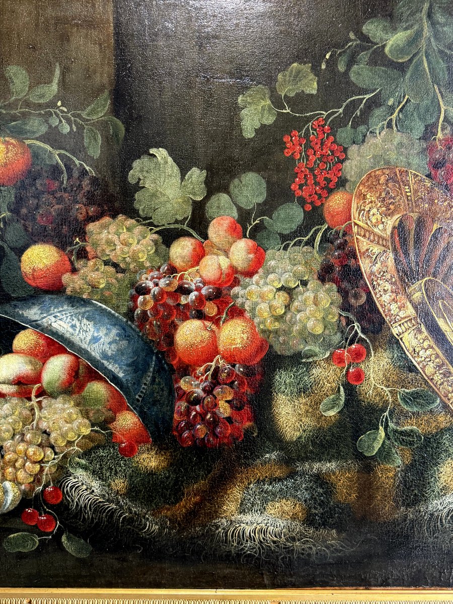 Painting/italian School Circa 1700 Follower Of Antonio Gianlisi "oil On Canvas"-photo-2