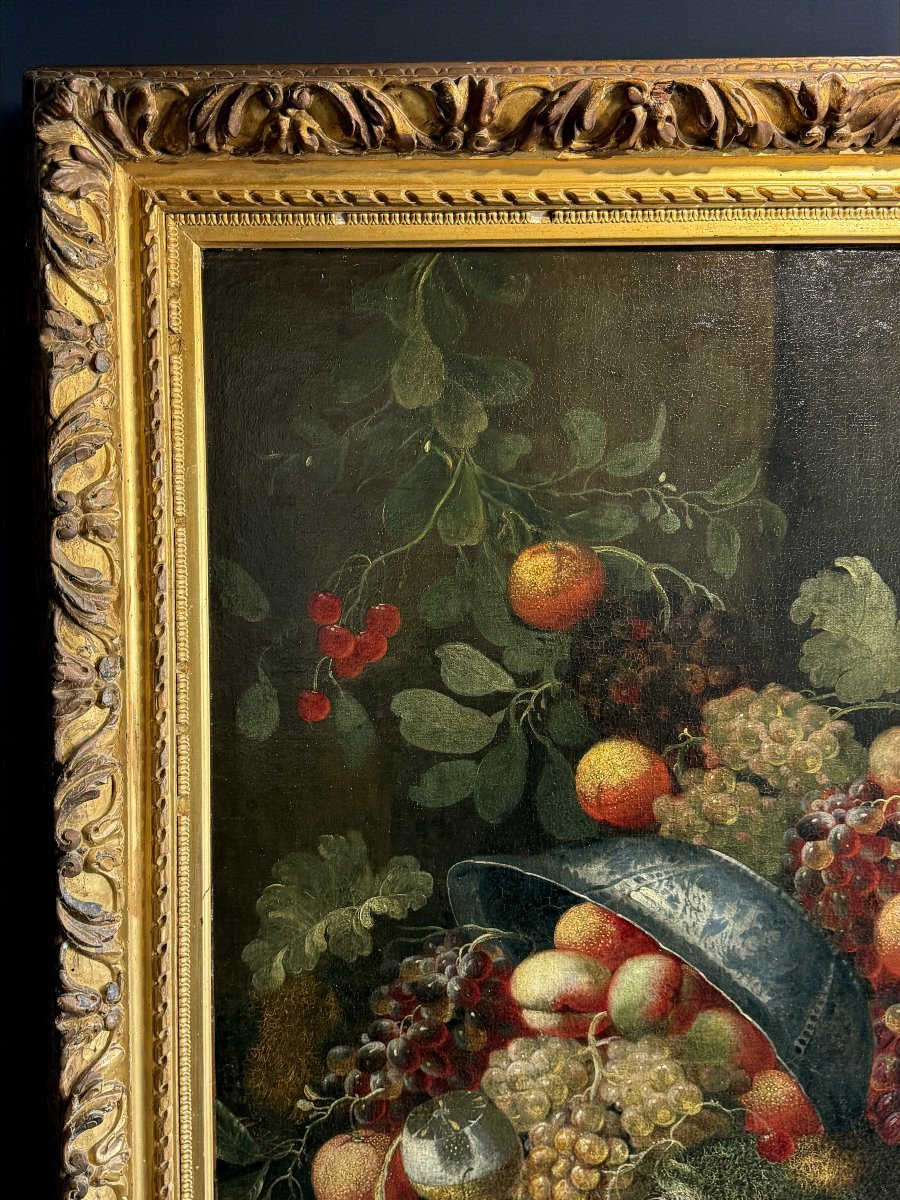 Painting/italian School Circa 1700 Follower Of Antonio Gianlisi "oil On Canvas"-photo-4