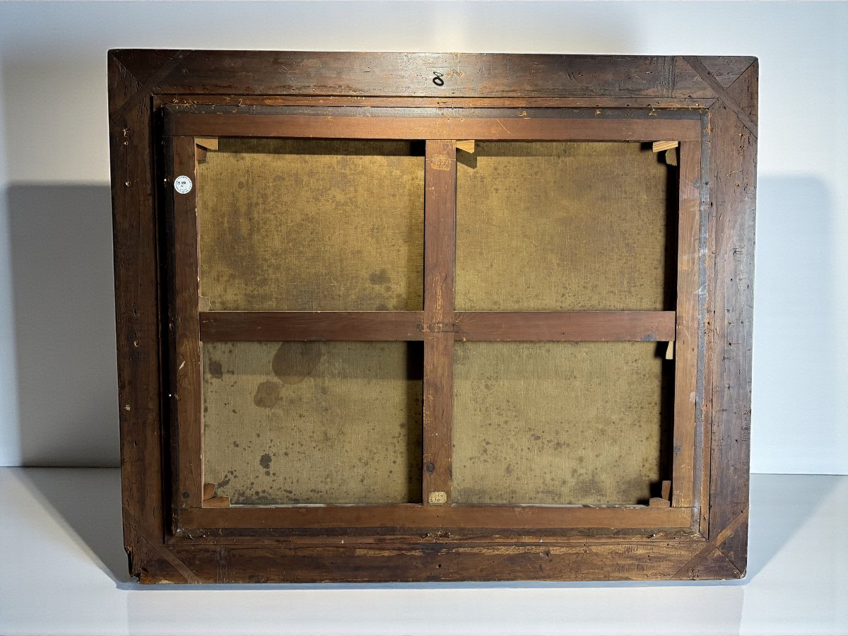 Painting/italian School Circa 1700 Follower Of Antonio Gianlisi "oil On Canvas"-photo-6