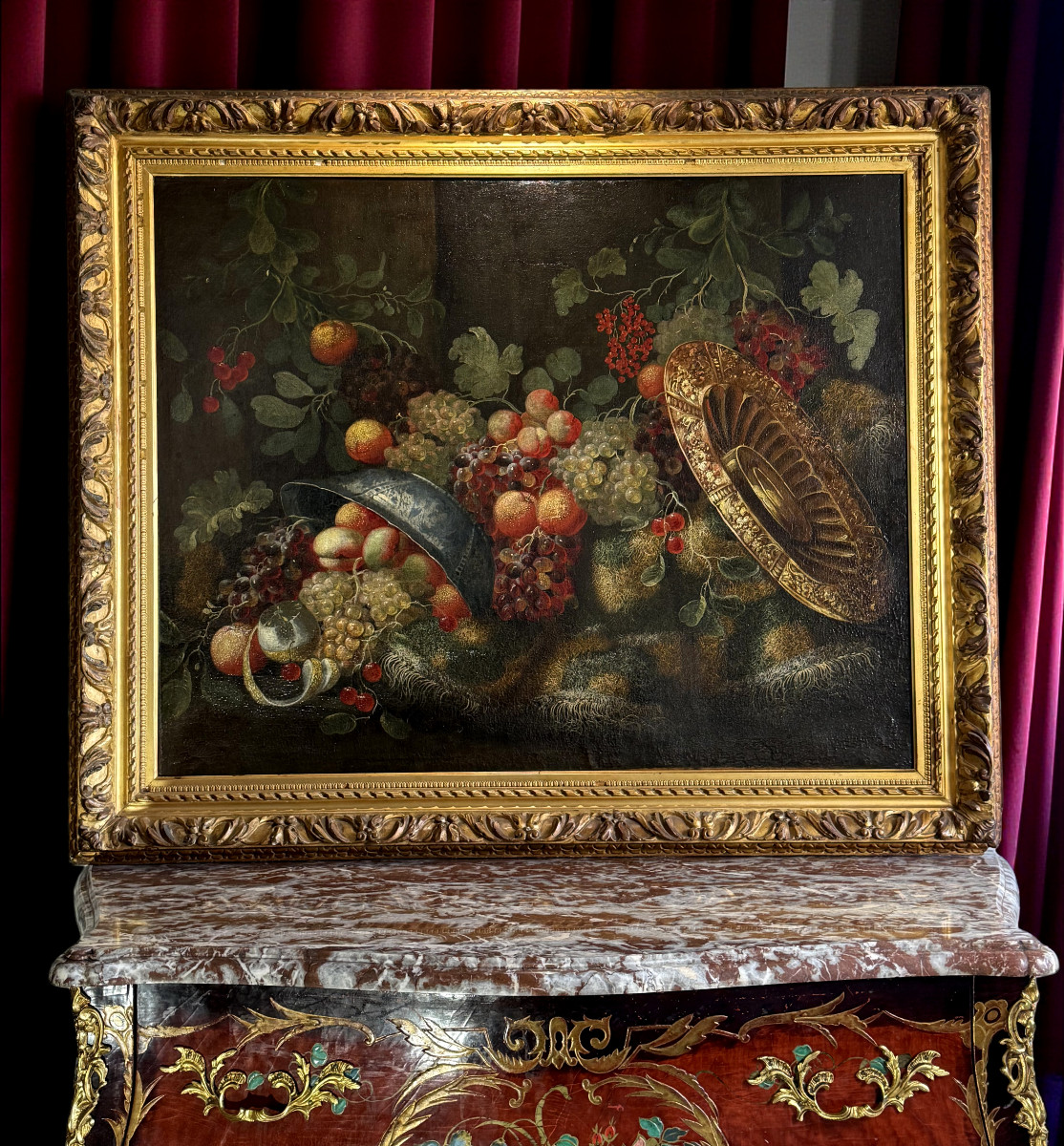 Painting/italian School Circa 1700 Follower Of Antonio Gianlisi "oil On Canvas"