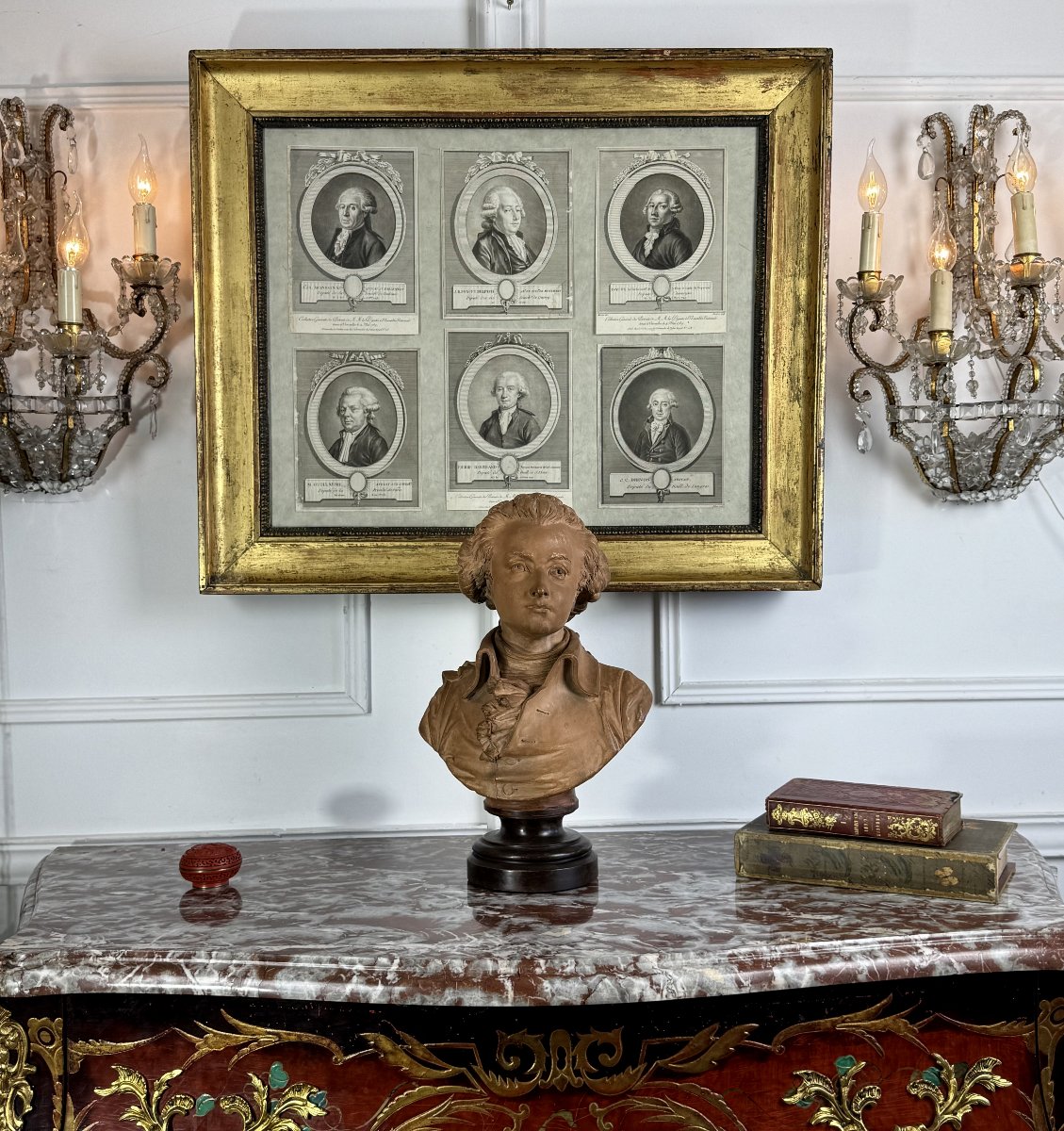 Painting From An 18th-century Portrait Collection Of Deputies At Versailles In 1789-photo-2