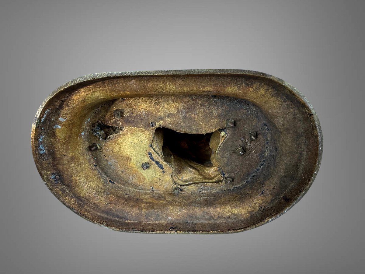 SCULPTURE EN BRONZE SIGNÉ DE ÉMILE LAURENT 1832 / 1898 REPRÉSENTANT UNE FEMME-photo-8