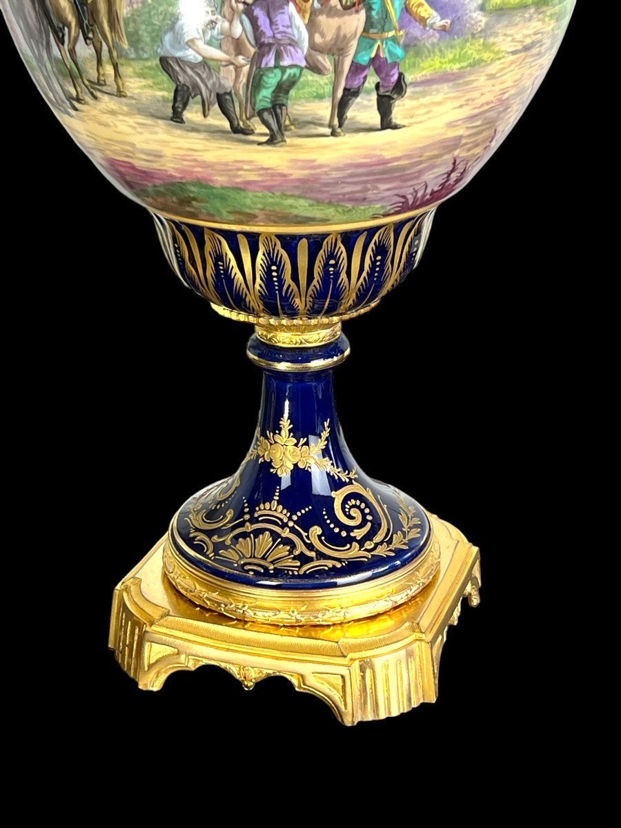 Large Pair Of Sèvres Porcelain Vases -photo-8