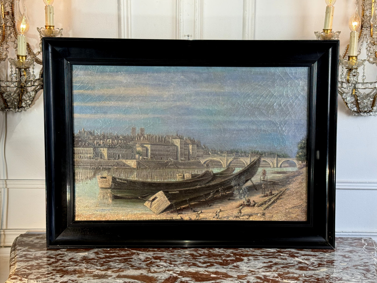 Painting / Oil From The 18th Century French School -photo-3