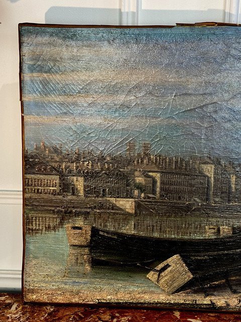 Painting / Oil From The 18th Century French School -photo-4