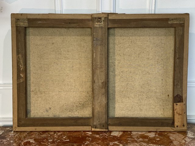 Painting / Oil From The 18th Century French School -photo-5