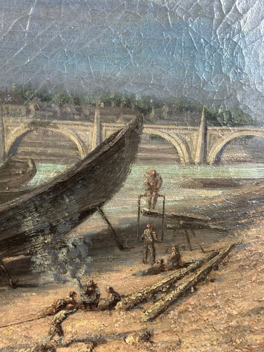Painting / Oil From The 18th Century French School -photo-8