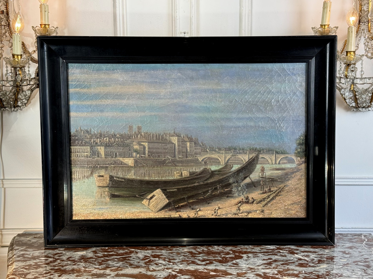 Painting / Oil From The 18th Century French School 