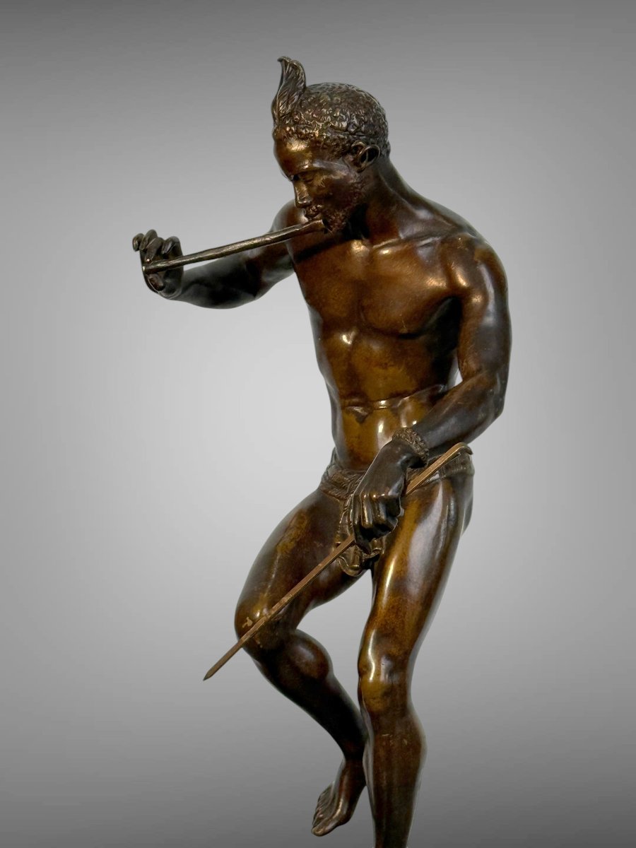 Bronze Sculpture By Charles - Arthur Bourgeois -photo-2