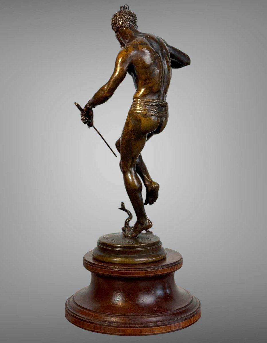 Bronze Sculpture By Charles - Arthur Bourgeois -photo-3