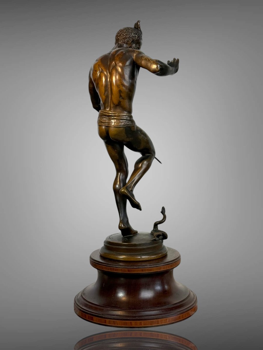 Bronze Sculpture By Charles - Arthur Bourgeois -photo-4