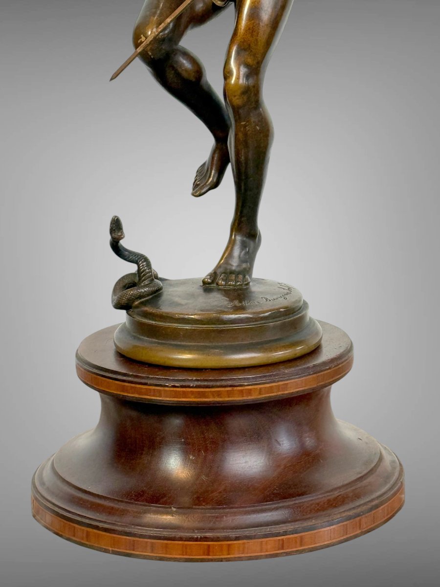 Bronze Sculpture By Charles - Arthur Bourgeois -photo-3