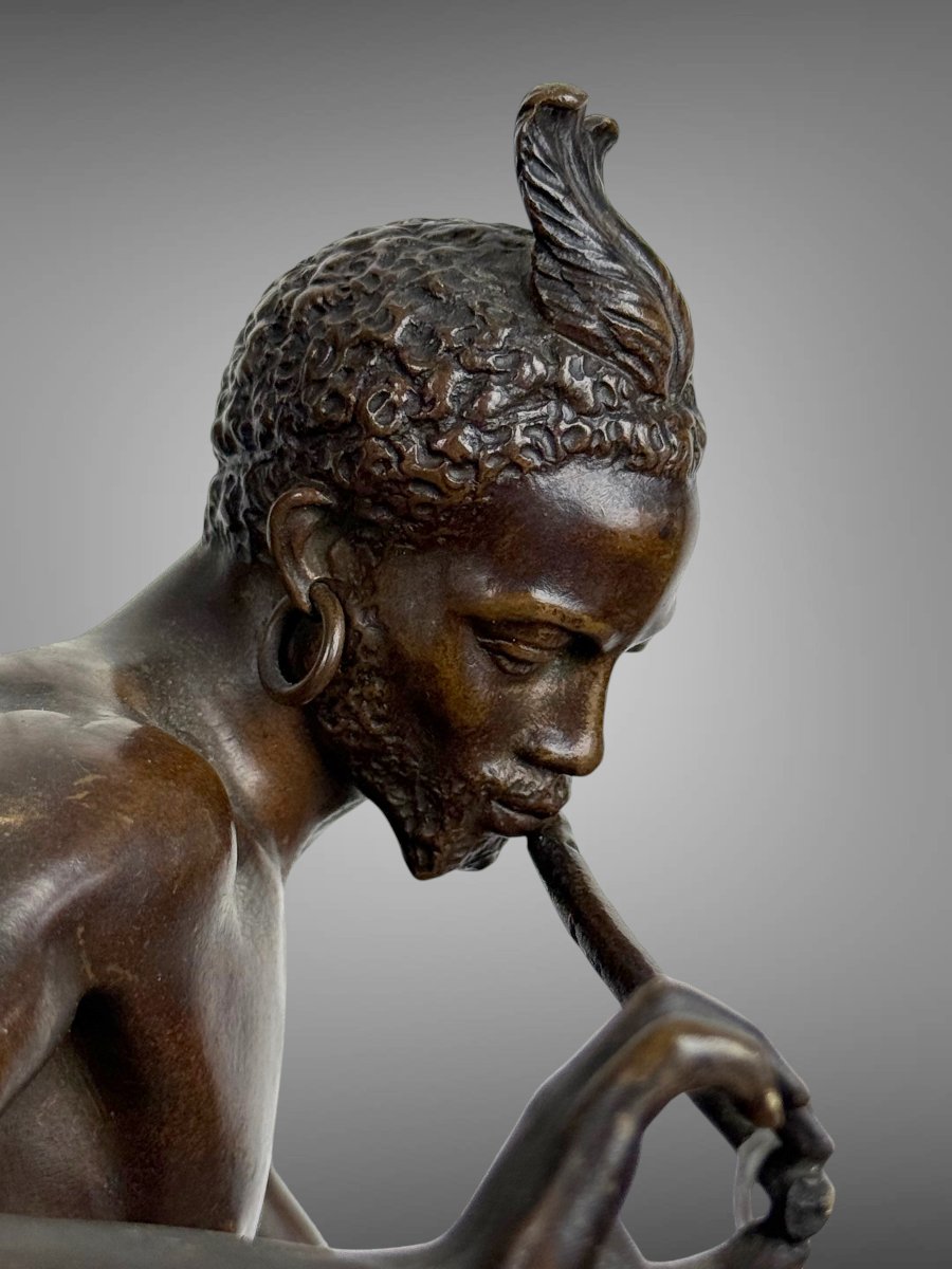 Bronze Sculpture By Charles - Arthur Bourgeois -photo-7