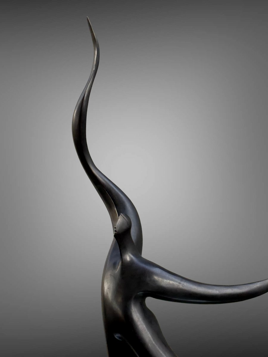 Very Large Bronze Sculpture By -photo-2