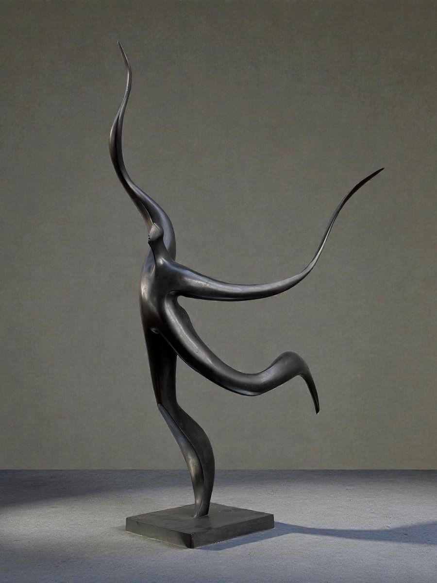 Very Large Bronze Sculpture By -photo-5