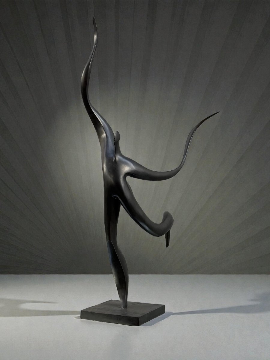 Very Large Bronze Sculpture By -photo-6