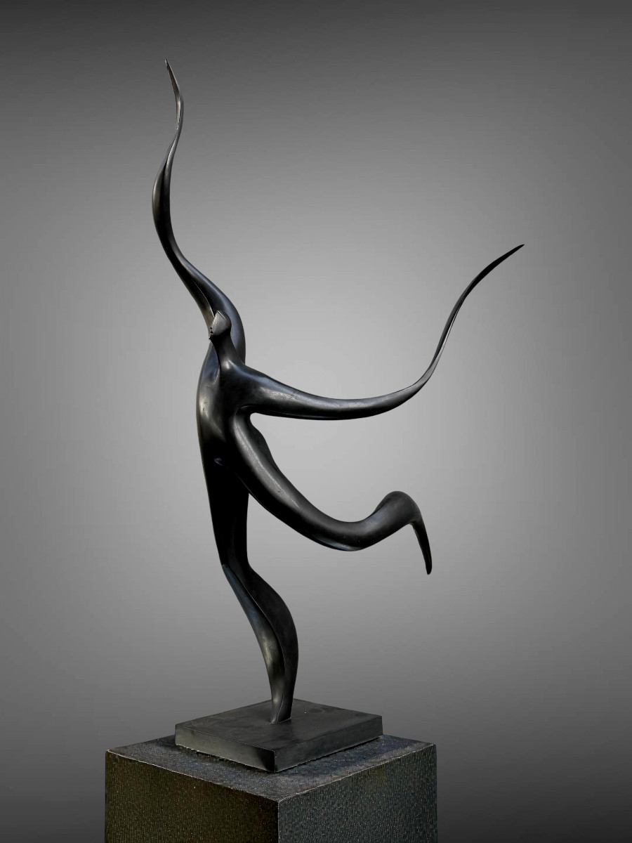 Very Large Bronze Sculpture By 