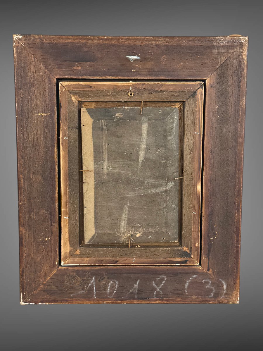Tableau/pinting In The Gout Of The 18th Century Representing A Well Fitned Elegant-photo-5