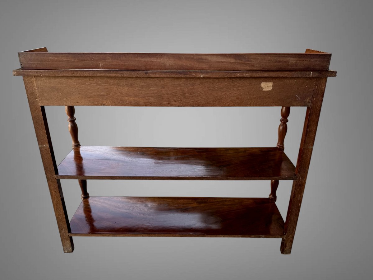 Furniture / Desserter / 19th Century Multi-level English Casewood Console-photo-7
