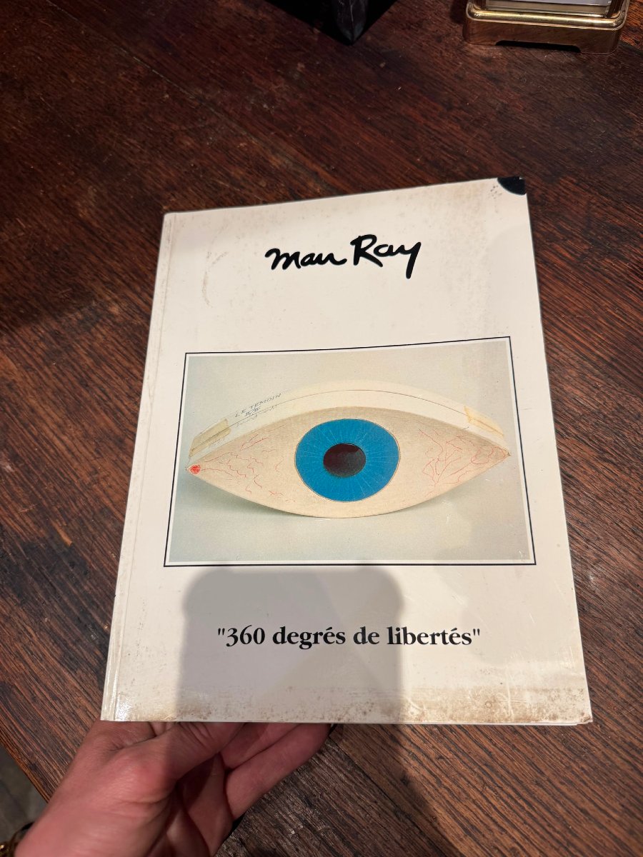 MAN RAY ( 1890-1976 )COMPOSITION SURREALISTE SOUS VERRE EPREUVE D ARTISTE SIGNÉ-photo-3