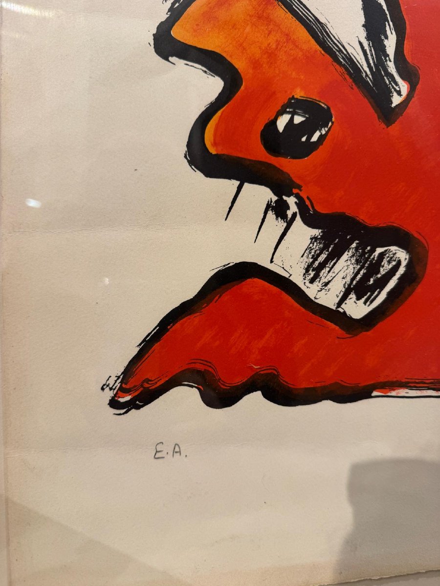 MAN RAY ( 1890-1976 )COMPOSITION SURREALISTE SOUS VERRE EPREUVE D ARTISTE SIGNÉ-photo-6