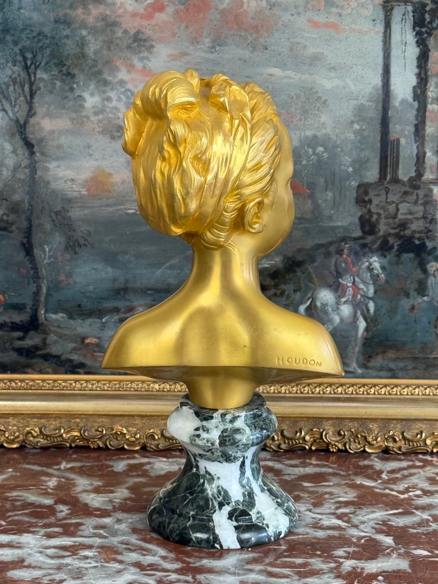 Gilded Bronze Bust Of -photo-1