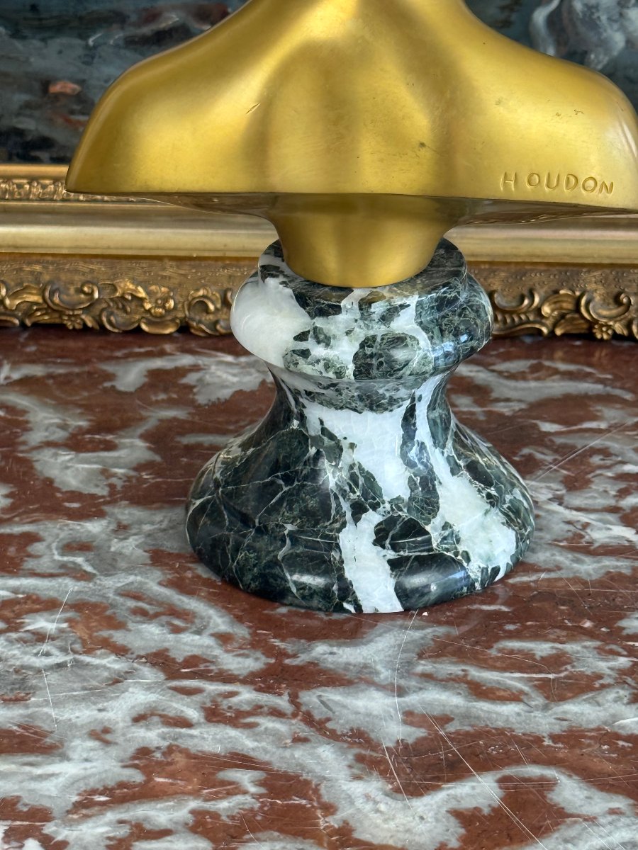 Gilded Bronze Bust Of -photo-3