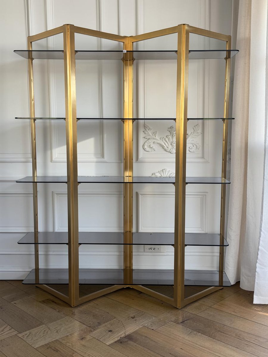 1970s "artelano" Shelf For Roche Bobois, Shaped Like A Screen-photo-2