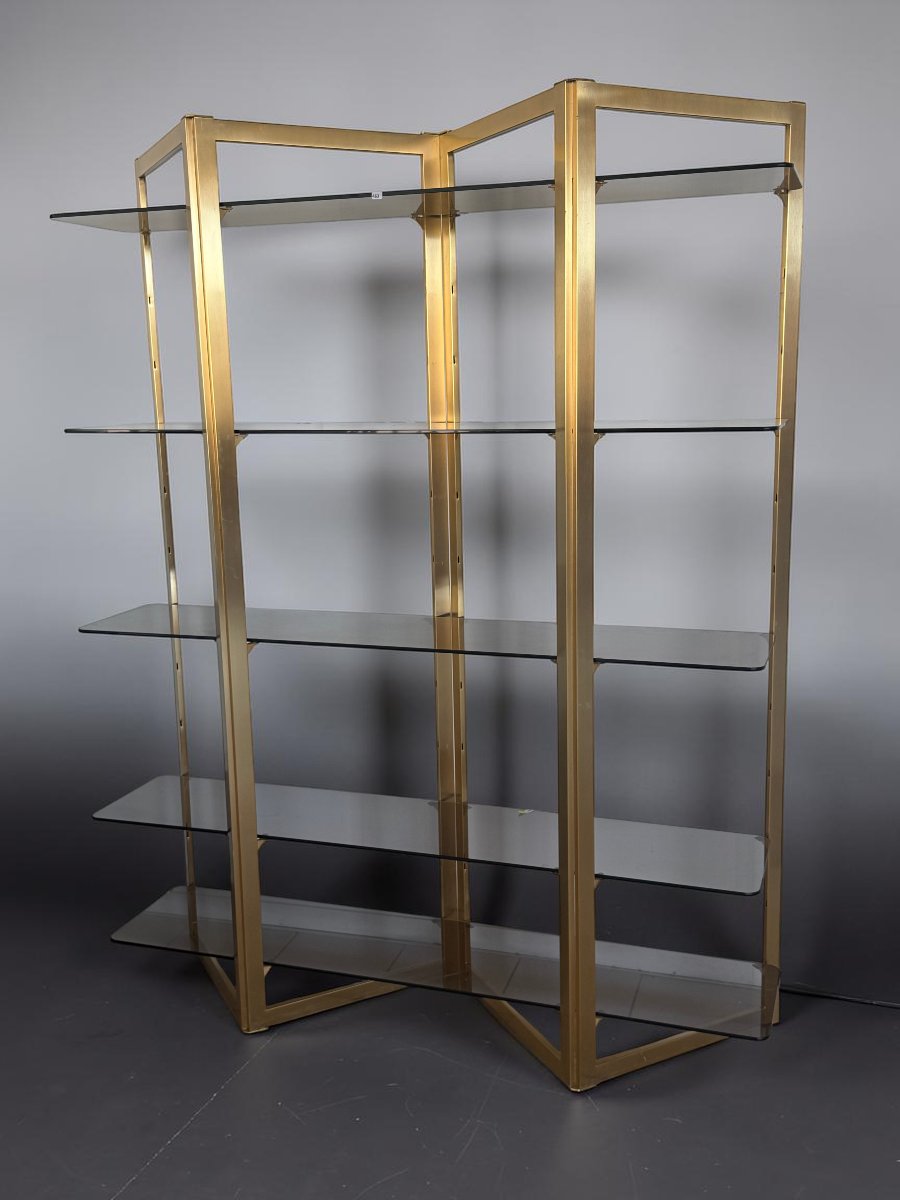 1970s "artelano" Shelf For Roche Bobois, Shaped Like A Screen-photo-3