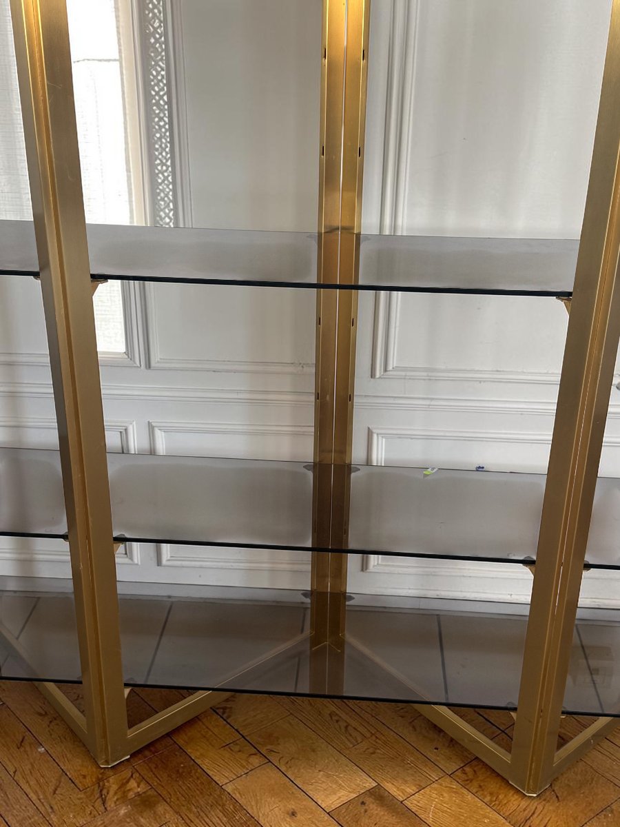 1970s "artelano" Shelf For Roche Bobois, Shaped Like A Screen-photo-6