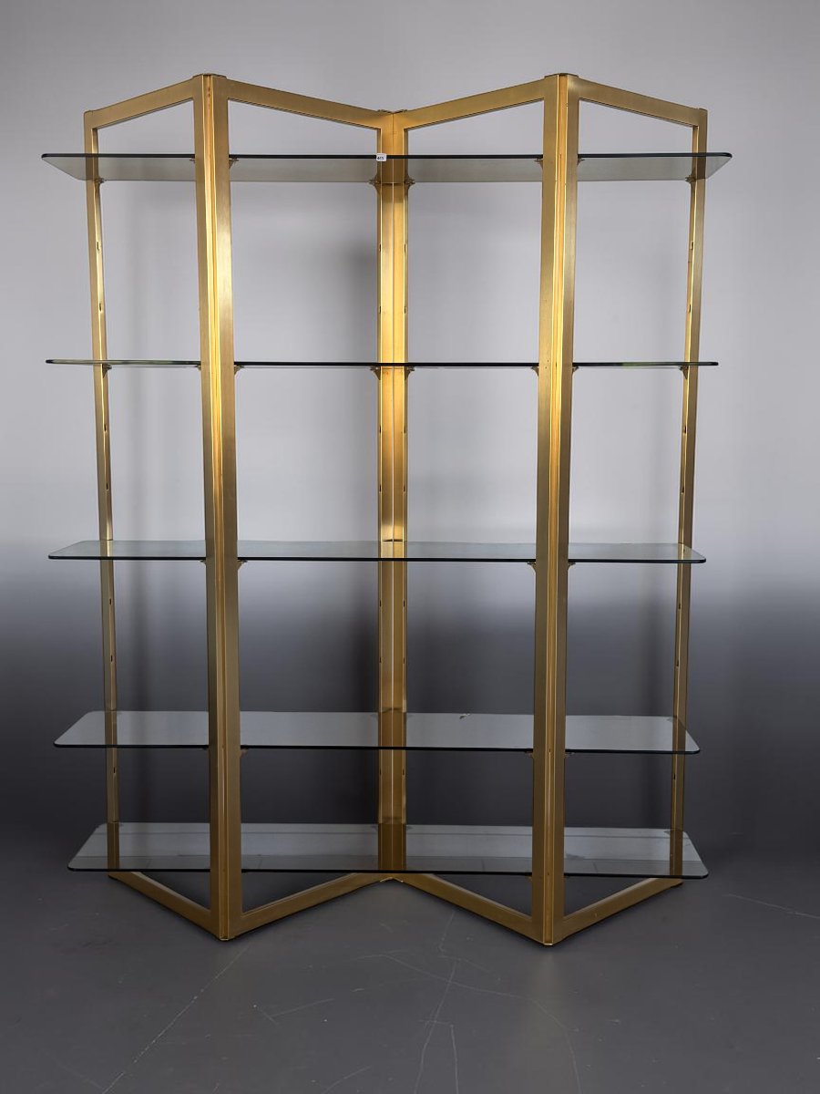 1970s "artelano" Shelf For Roche Bobois, Shaped Like A Screen
