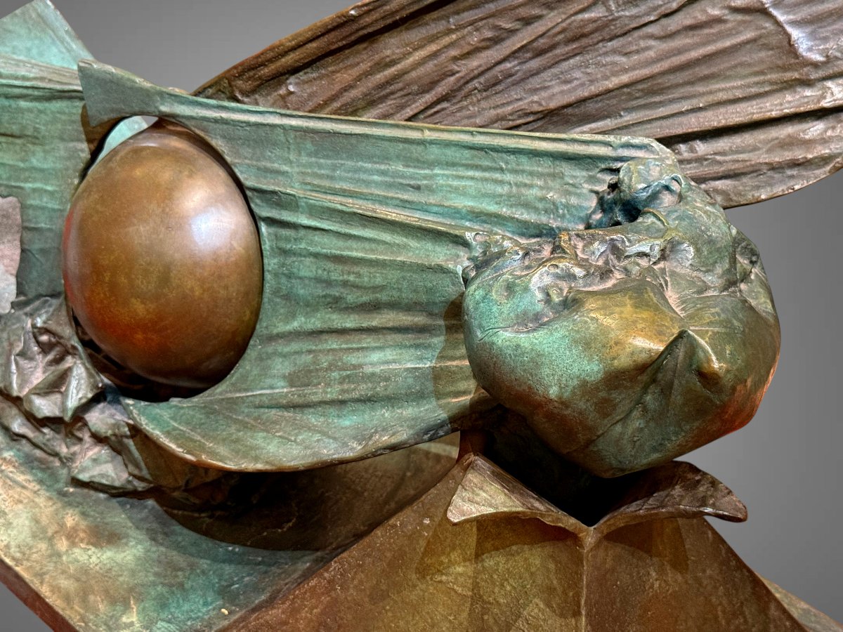 JEAN IPOUSTÉGUY (1920-2006) Importante sculpture en bronze Épreuve unique 1/1 –-photo-1